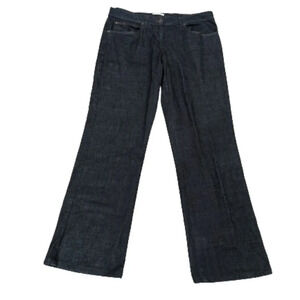 Eileen Fisher Wide Leg Dark Wash Jeans Medium